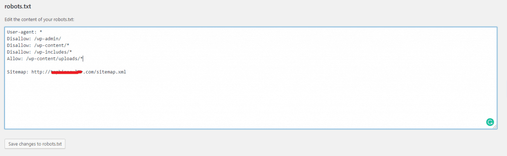 Deindex via robots.txt File