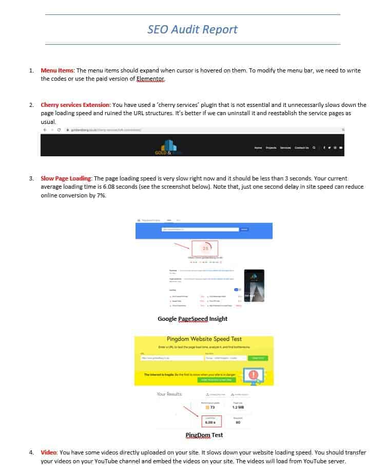 SEO Audit Report